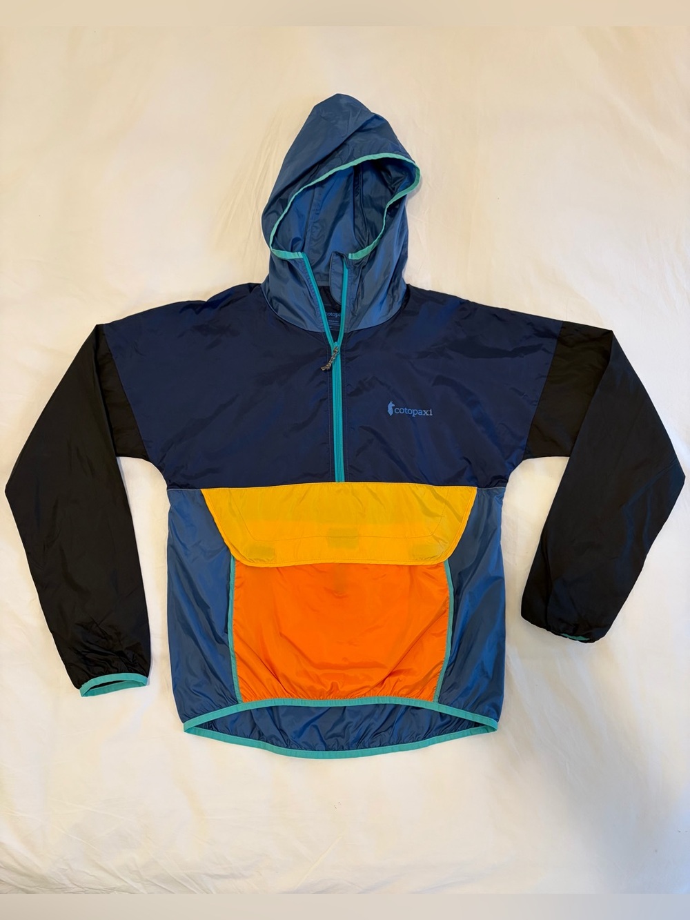 Cotopaxi Unisex Colorblock Hooded Windbreaker Jacket